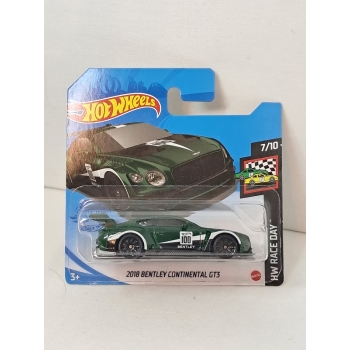 Hot Wheels 1:64 Bentley Continental GT3 2018 dark green